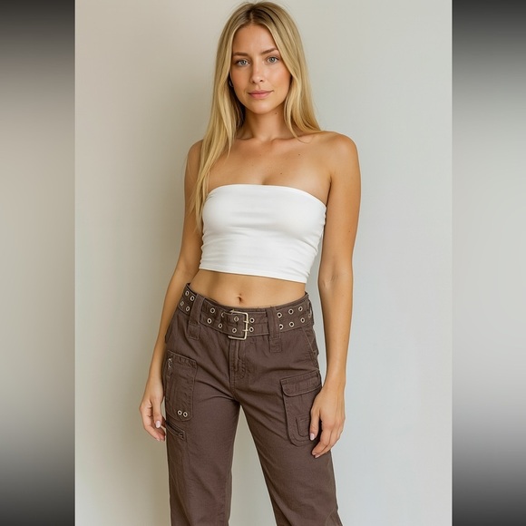 Johnny Was Pete & Greta Tyla Belted Cargo Pants 4 - Picture 1 of 6